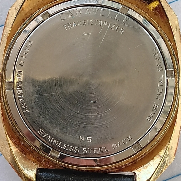 VINTAGE Caravelle Transistorized Mens Watch - Picture 5 of 7